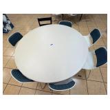 WGG376 Round Foldable Table with (6) Chairs 