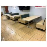 WGG379 Restaurant Booths With Tables