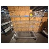 WGG432 Large Open Metal Moving Shelving Rack 