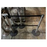 WGG445 (6) Stanchion Poles