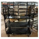 WGG460 Black Rolling Shelf