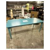 WGG583 Blue Rectangular Table