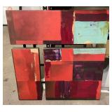 WGG607 Abstract Painting On Canvas 