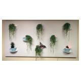 WGG674 Glass Mug Pot Art Wall Decor 