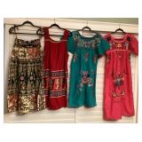 MMC015 Four Women’s Ethnic Dresses