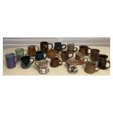 MMC049 Eighteen Art Pottery Ceramic Mugs