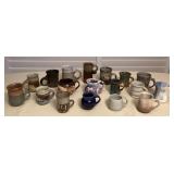 MMC050 Eighteen Art Pottery Ceramic Mugs