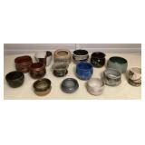 MMC055 Fifteen Art Pottery Ceramic Planter Pots