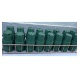 MMC066 One Hundred Sixty 3” Planter Pots & Metal Rack