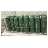 MMC128 200 Planter Pots & Galvanized Metal Crate