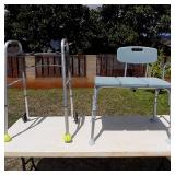 MFT007 Health Aids - Shower Chair and Walker