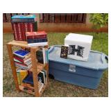MFT032 Wooden Book Shelf, Books, Storage Container & UH Cooler