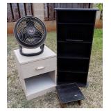 MFT045 Room Furnishings - Shelves, Table & Fan