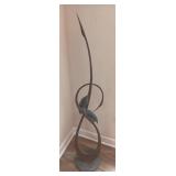 KKS032 Brass Lifesize Entwined Cranes