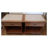 KKS069 Wood Bedroom Nightstands (pair)