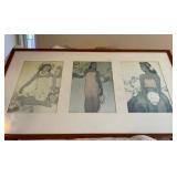 KKS070 - Print Of Three Polynesian Women 