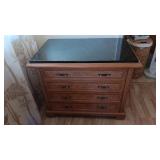 KKS074 4-Drawer Dresser with Stone Countertop