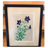 HKA008 - “Shodo Kawarazaki: Bellflower” Framed Artwork 