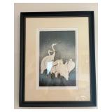 HKA012 - Print Of “Group Of Egrets”