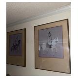 HKA023 - Two Prints By B. Chan 
