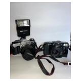 HKA040 - Canon AE-1 & Canon Sure Shot TELE Cameras 