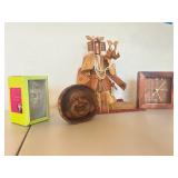 HKA055 - Assorted Japanese, Buddhist, and Wood Decor