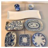 HKA071 - East Asian (Japan) Porcelain Dishes & Cups 