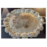 HKA076 - Silver Plated Chippendale Tray