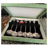 HKA091 - Sterling Silver Demitasse Spoons From Japan