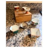 HKA131 - Japanese Kutani Ware Sake Cups 