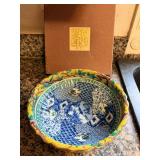 HKA132 - Japanese Ryuhogama Kutani Seikanami Shozui Ware bowl