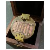 HKA159 - Nautical Brass Compass: Stanley London Natural Sine 