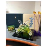 HKA164 - Blown Glass Samurai Helmet 