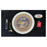HKA173 - Charming Collection Of Embroidered Bird, Scottish Thistle Kilt Pin, & More!