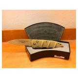HKA188 - Boker Desert Tan Foldable Non Auto Pocket Blade 