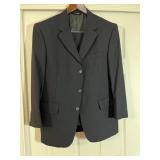 HKA233 - Jos A Bank 100% Wool Men’s Navy Suit 