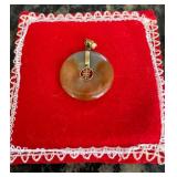 HKA248 - Two-Toned Jade Pendant 