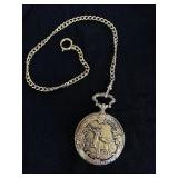 HKA295 - Stag Hunting Pocket Watch