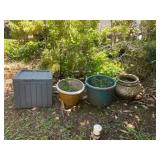 KFF004 Large Garden Pots & Storage 