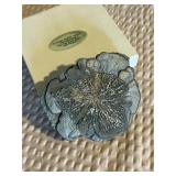 KFF015 Pyrite Sun Fossil Pendant/ Mineral Pyrite Sun Dollar
