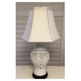 MES022 Seyei Chine De Blanc White Porcelain Lamp