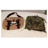 MES023 Cessna Aircraft Canvas Bag & Camouflage Backpack 
