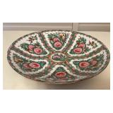 MES032 Large Chinese Rose Medallion Serving Bowl 14”
