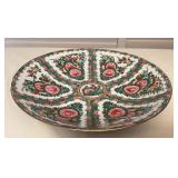 MES033 Large Chinese Rose Medallion Serving Bowl 14”