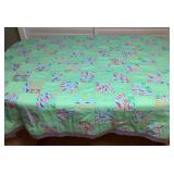 MES055 Vintage Patchwork Quilt Blanket 