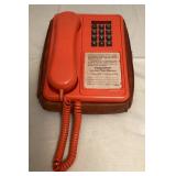 MES062 Rare 1979 Orange Northern Telecom Doodle Phone As Is