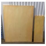 MES070 Two Large Art Canvases