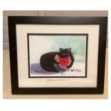 MES096 Framed “Boo & Melon” Picture By Peggy Chun