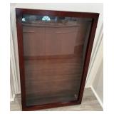 MES109 Large Wooden Display Case With Glass Door 