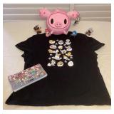 MES126 Tokidoki Shirt, Wallet, Plush & Figures 